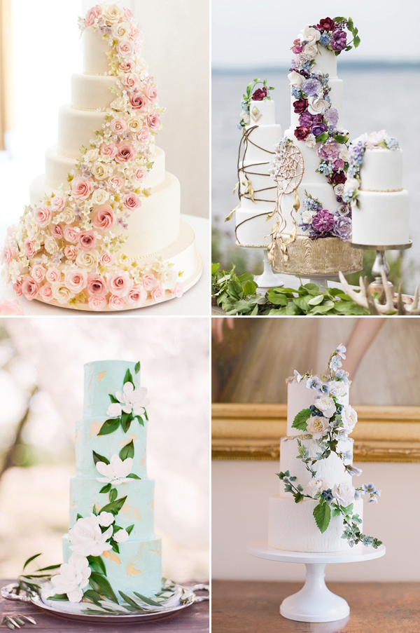 floral wedding cake ideas