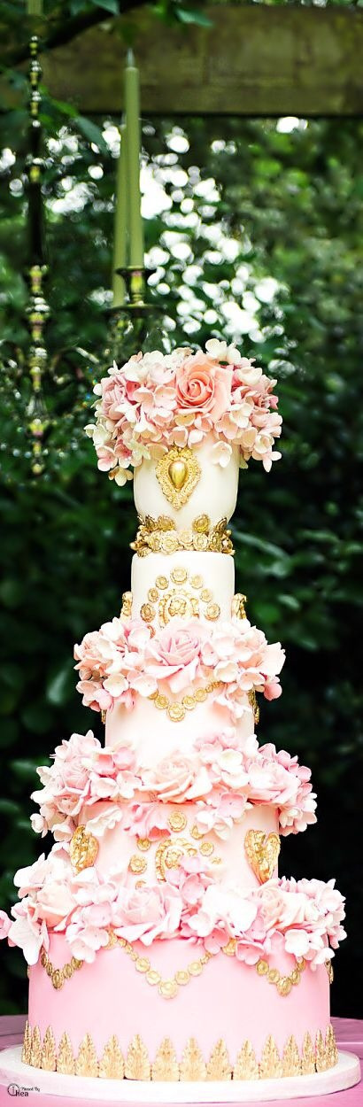 florist wedding cake