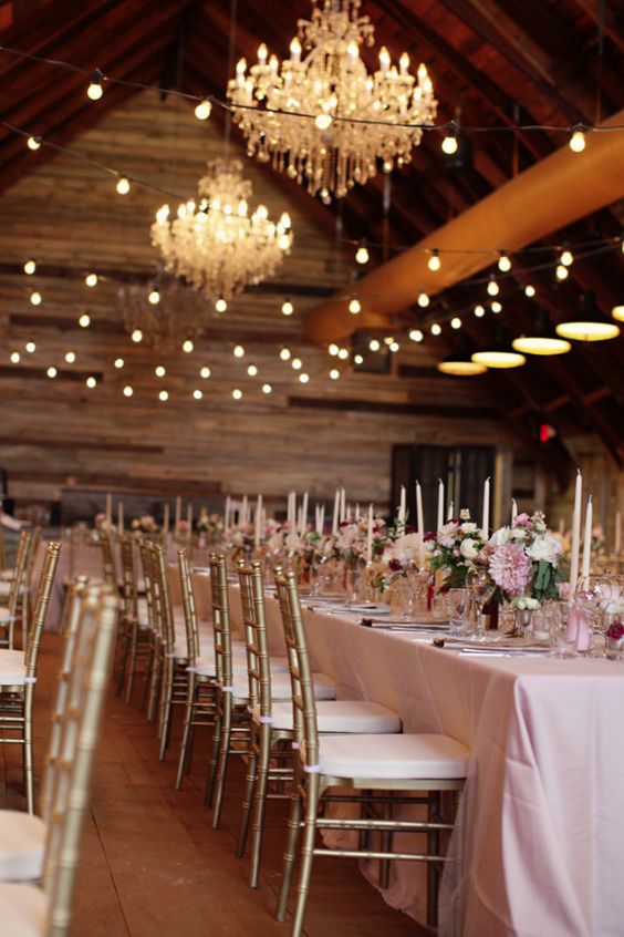 graceful vintage wedding decor