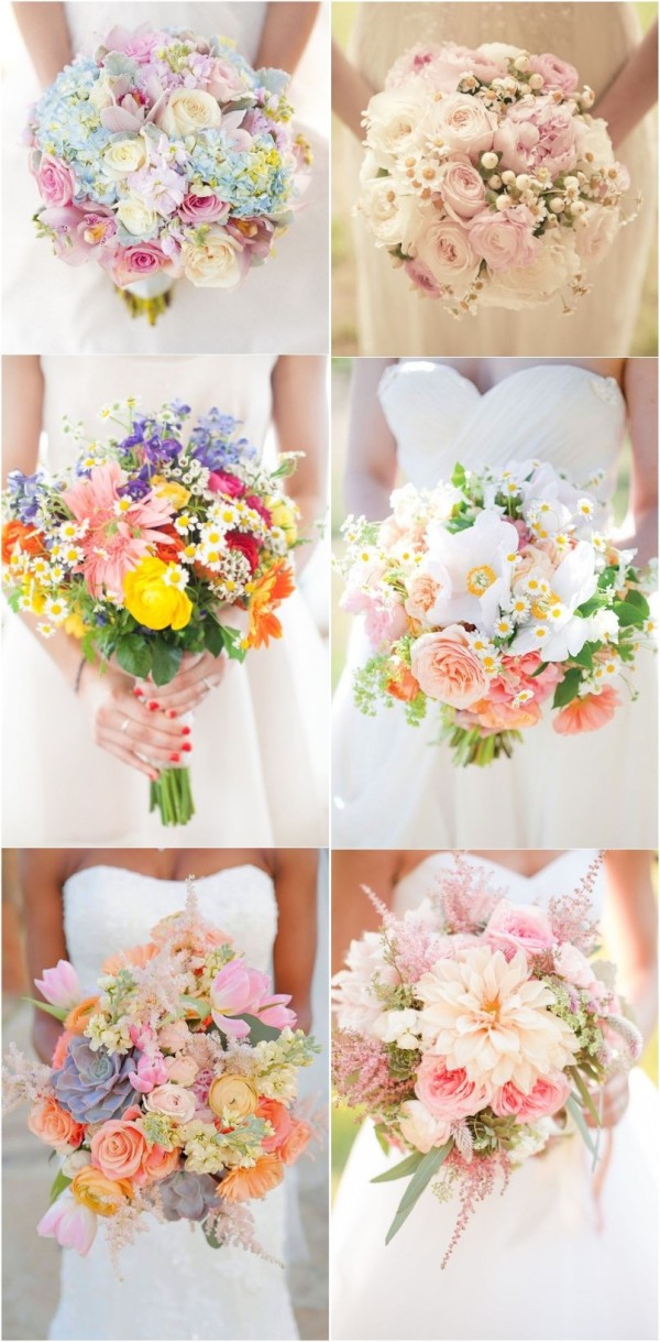 spring wedding bouquet ideas