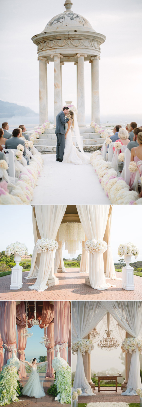 timeless classic wedding altar