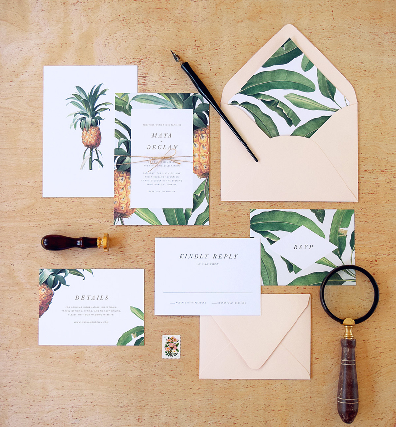 Tropical-Theme-Invitation Concept