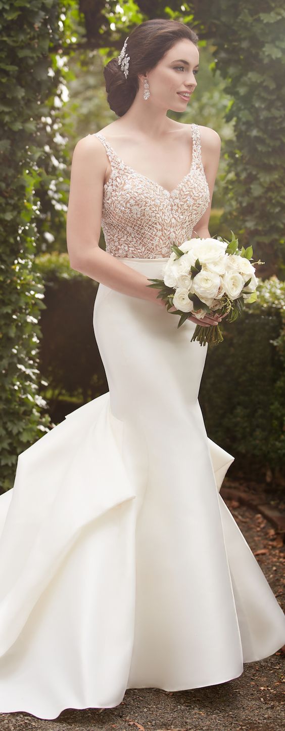 Modern Mermaid Wedding Dress Images