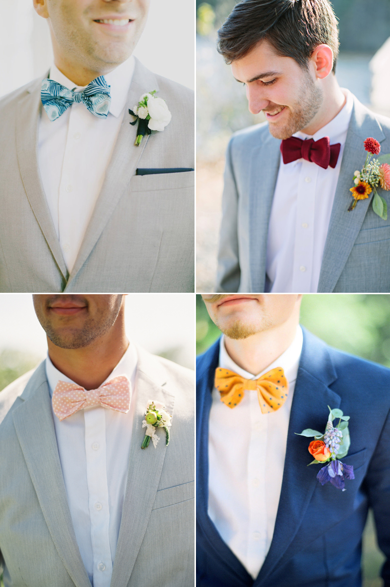 colorful vintage bowties design