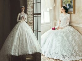 Classic and Elegant Wedding Dresses with Beautiful Lace Design classic and elegant wedding dresses