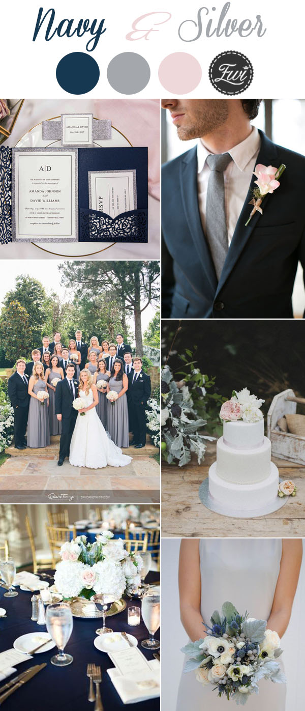 elegant-navy-and-silver-modern-wedding-color-inspiration