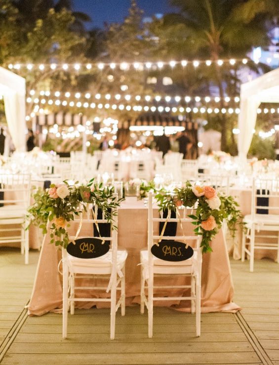 night wedding decor ideas