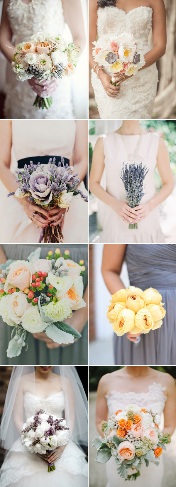 pure and simple wedding bouquet