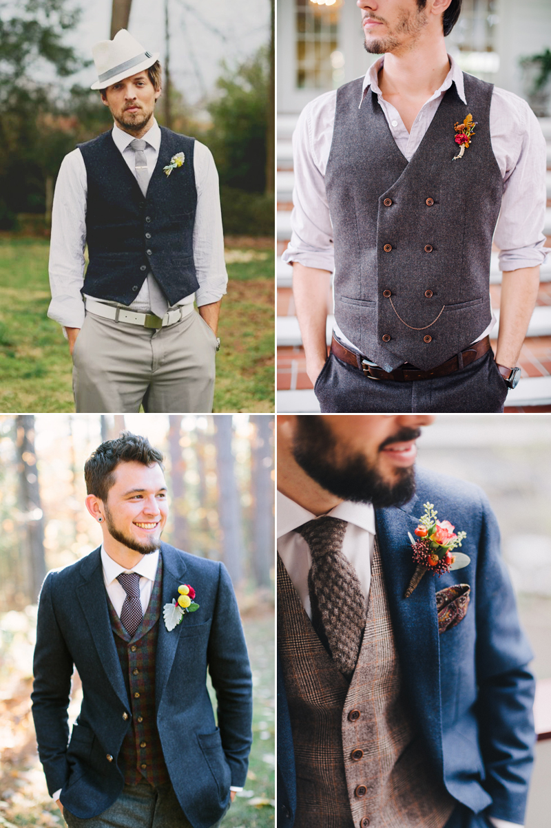 vintage vest wedding attire