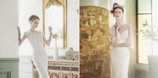 Classic and Elegance Wedding Gowns Making You Looks Graceful white vintage wedding gown design