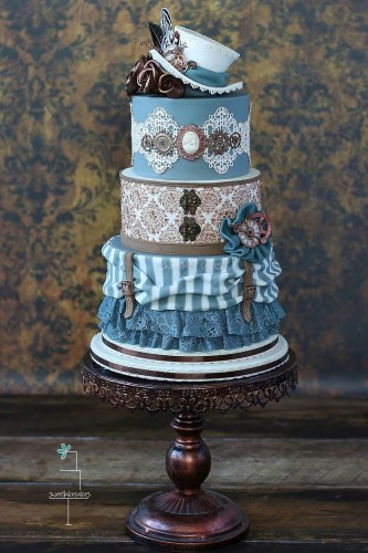 fairy tale wedding cake design