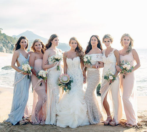 casual bridesmaid dresses for beach wedding