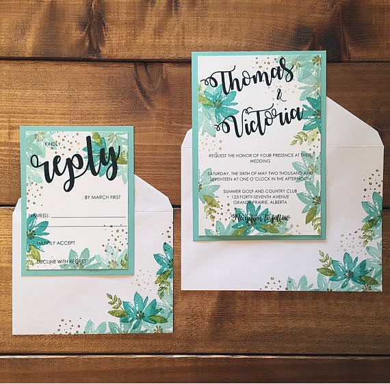 15 Summer Wedding Invitations with Unique and Beautiful Design roowedding