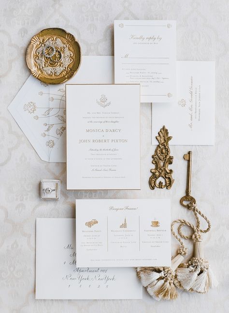 nice elegant wedding invitation