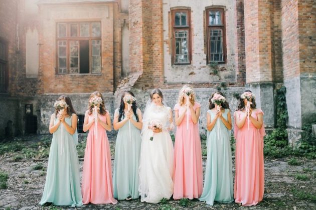 everything bride and bridesmaid