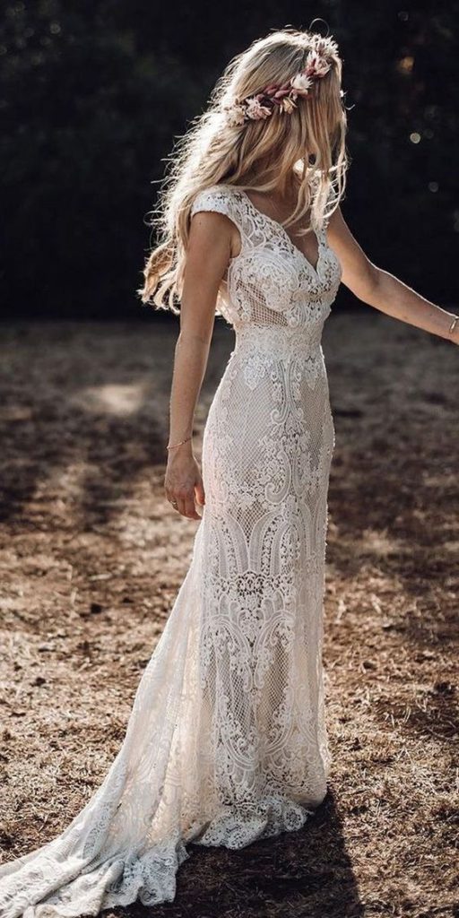 gorgeous country wedding dress