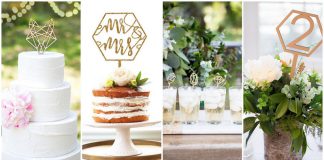 Modern Geometric Theme for Romantic and Unique Wedding Ideas Modern Geometric Theme for Romantic and Unique Wedding Ideas