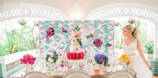 7 Beautiful Wedding Receptions with Geometric Decoration Theme Ideas