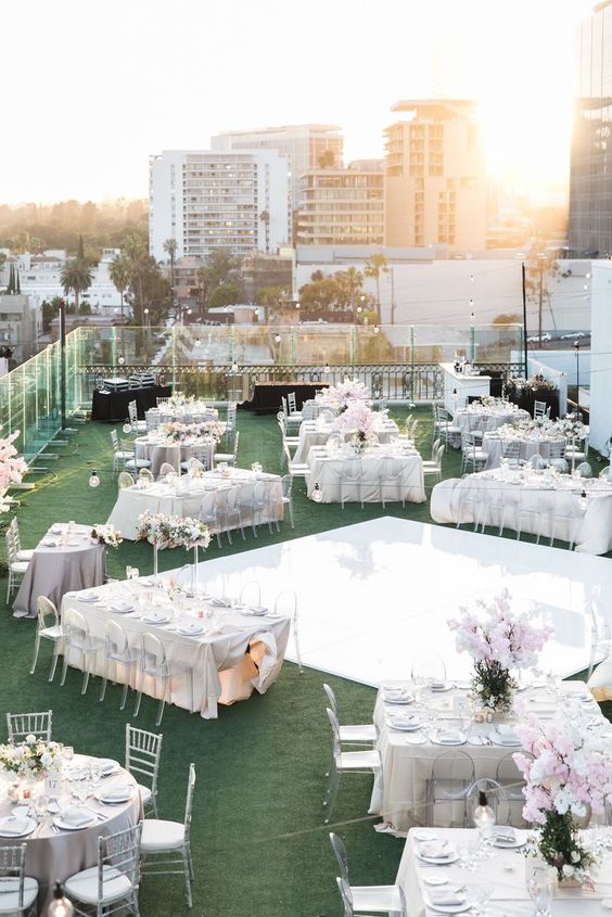 decorations for rooftop venue