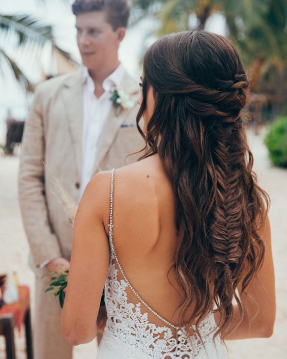 Boho Fishtail Braid for fresh and adorable bohemian hairstyle