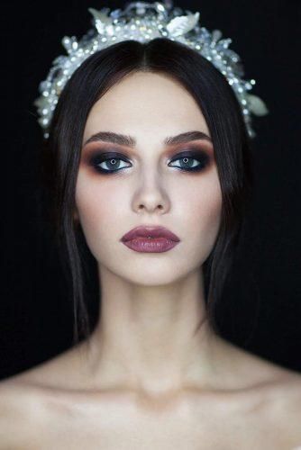 smokey eyes makeup for halloween wedding