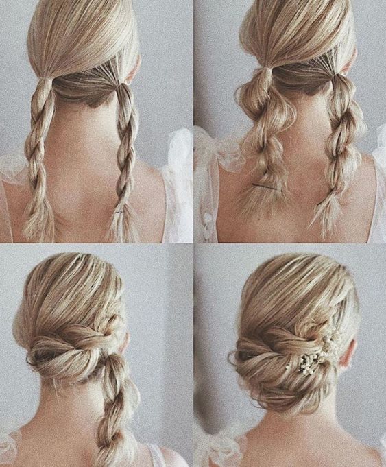 How to create a simply twisted braid updos