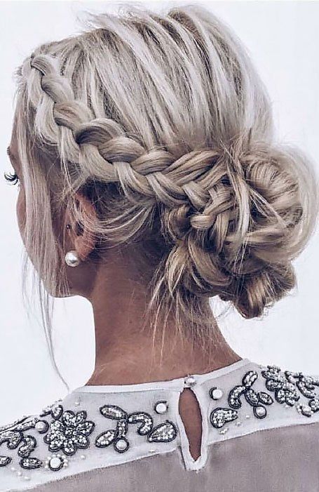 braid updos for adorable bridal hairstyle