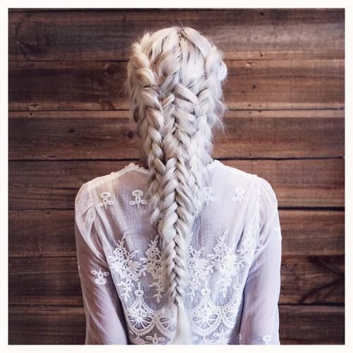 Inside Out Braid Style for pretty bohemian hairstyle