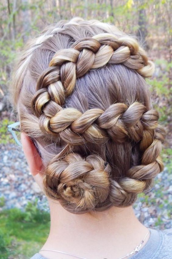 Snake braid updos for elegant bohemian hairstyle