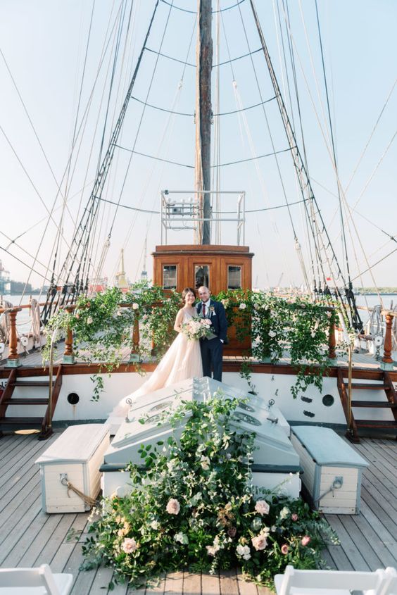 Boats wedding venue ideas
