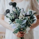 anemone-flower-greenery-wedding-bouquet