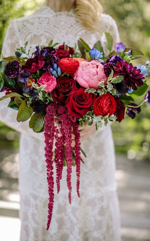 Colorful and Moody Natural Bouquet