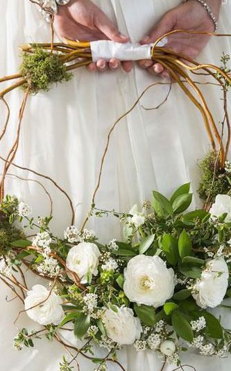 Hoop Greenery Bouquet