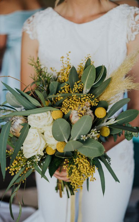 Yellow in Greenery Bouquet