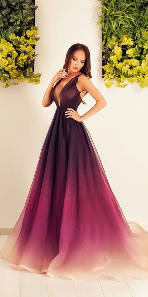 Wine Color Dress for georgeous winery wedding 