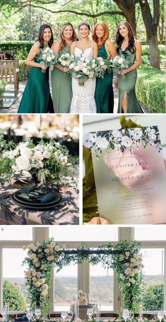 Sage Green Palette for spring wedding concept