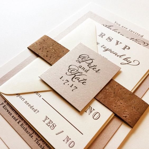 Rustic Cork Winery Save the Date