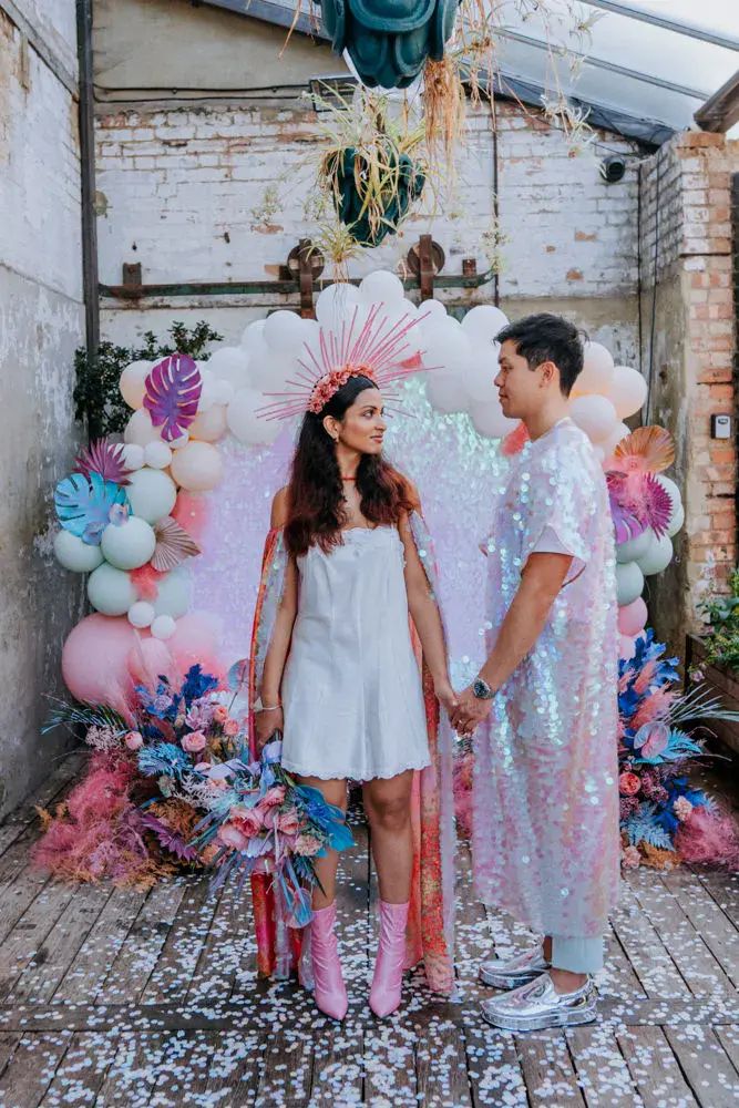 Grooms' Iridescent Costume