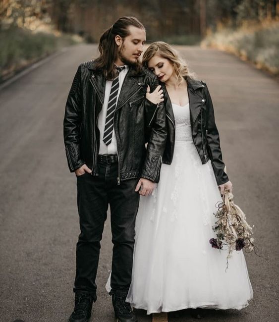 Cool Groom Outfit in Leather Jacket