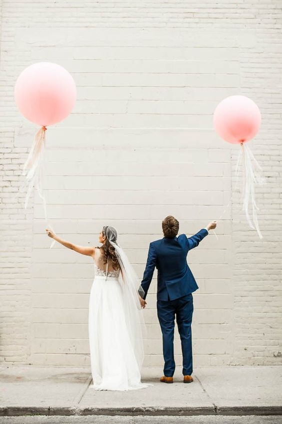 Balloon Release in Wedding Ceremony