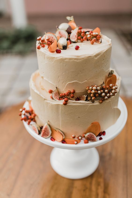 seasonal fruits for cake garnish